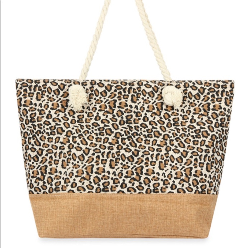 Leopard Print Tote